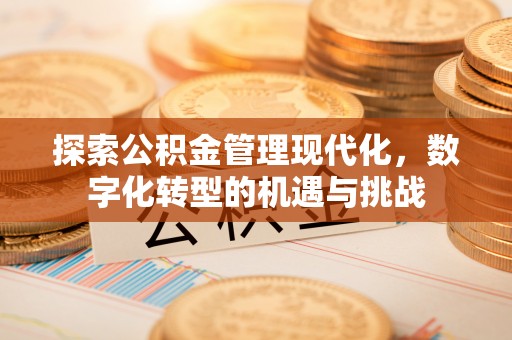 仁德探索公积金管理现代化，数字化转型的机遇与挑战