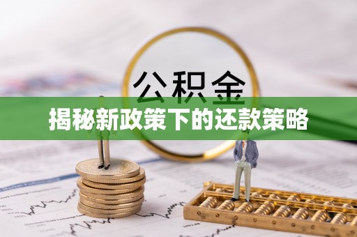 仁德揭秘新政策下的还款策略