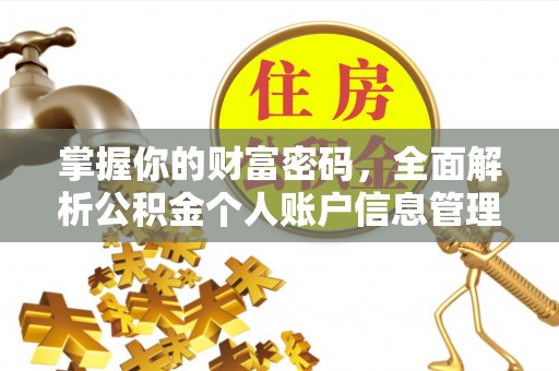 仁德掌握你的财富密码，全面解析公积金个人账户信息管理