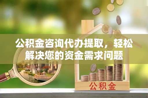 仁德公积金咨询代办提取，轻松解决您的资金需求问题
